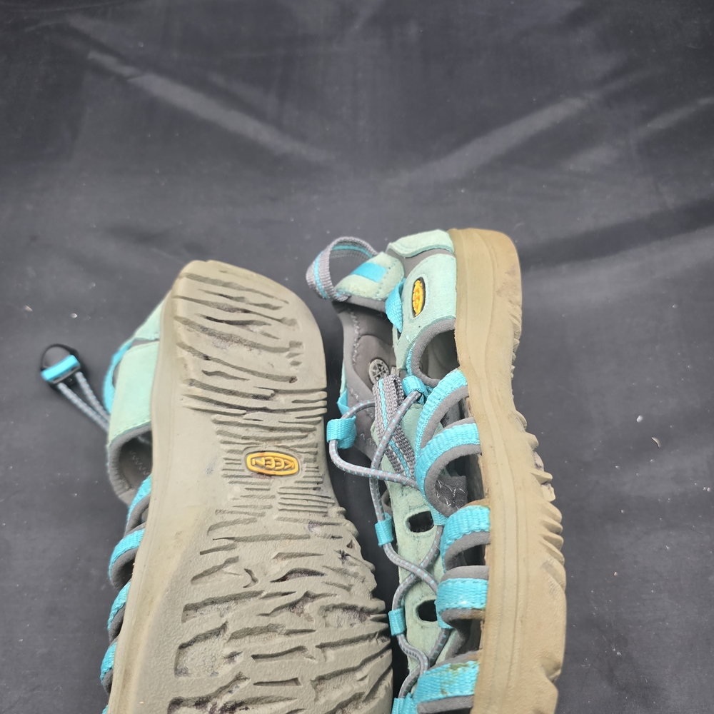 Keen Blue and Gray Sandals with Rugged Sole
